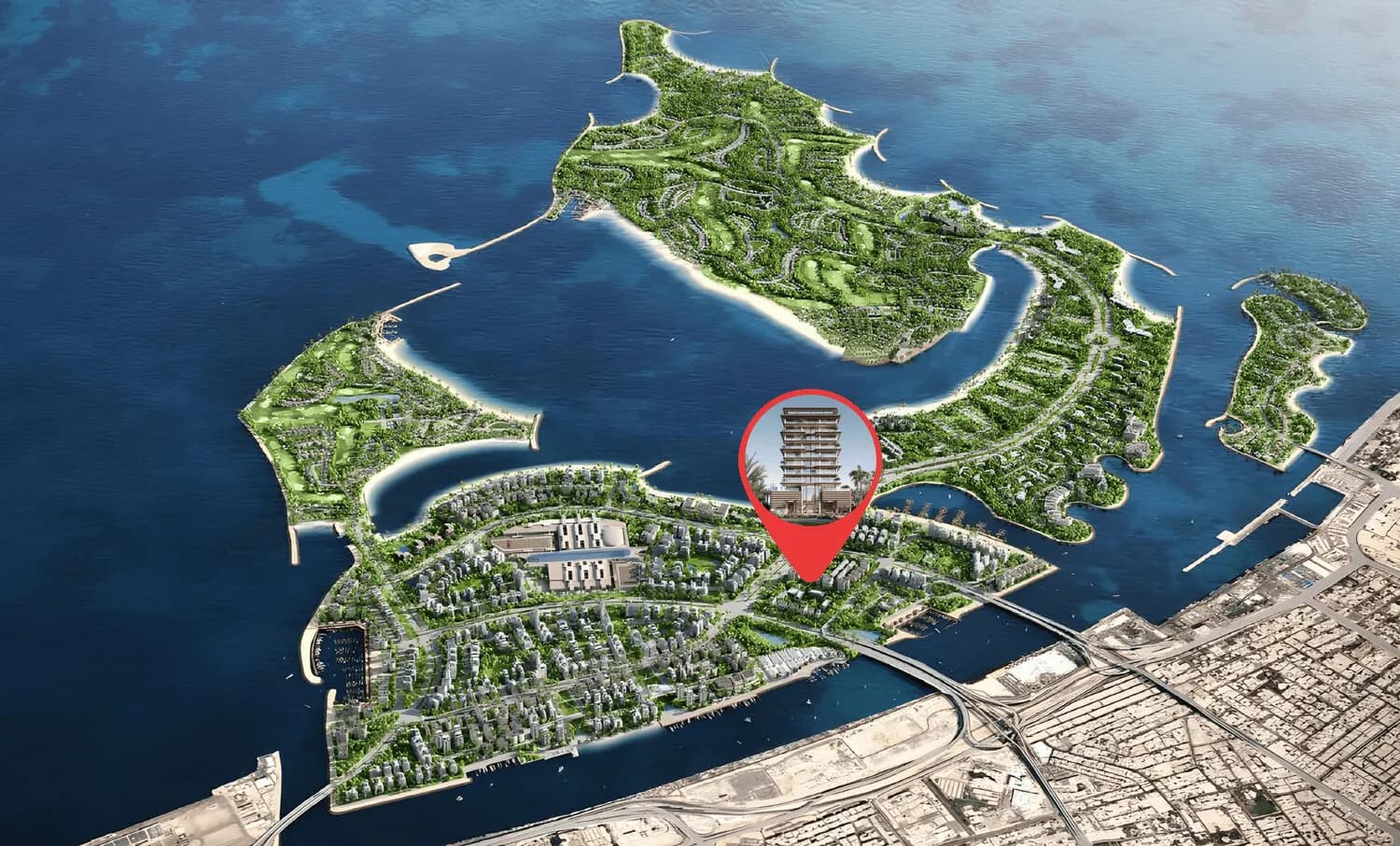 241 Waterside masterplan, Palm Deira, Dubai