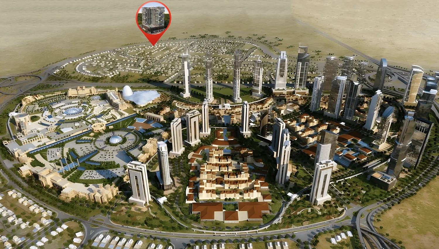Barari Palace masterplan, Wadi Al Safa 3, Dubai