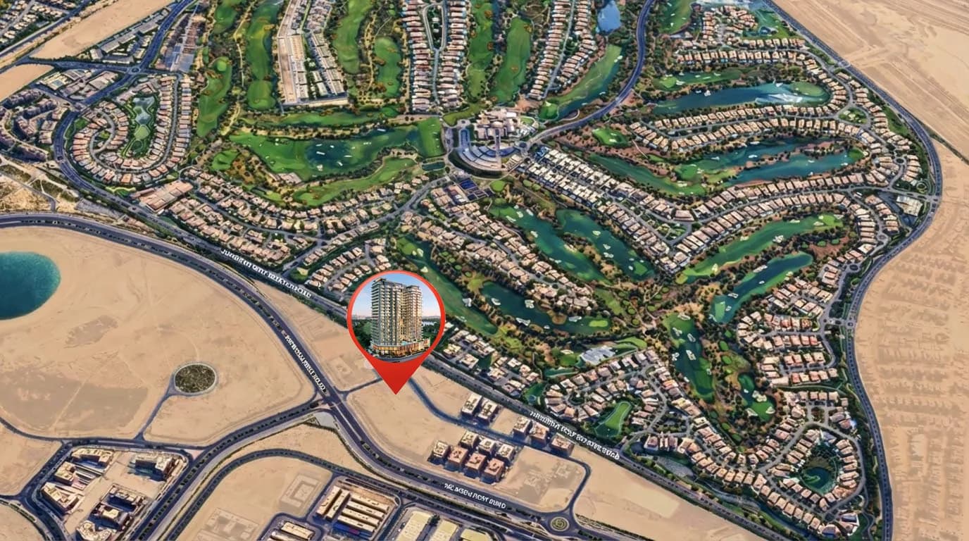 Nirvana Residences 1 masterplan, Dubai Production City, Dubai