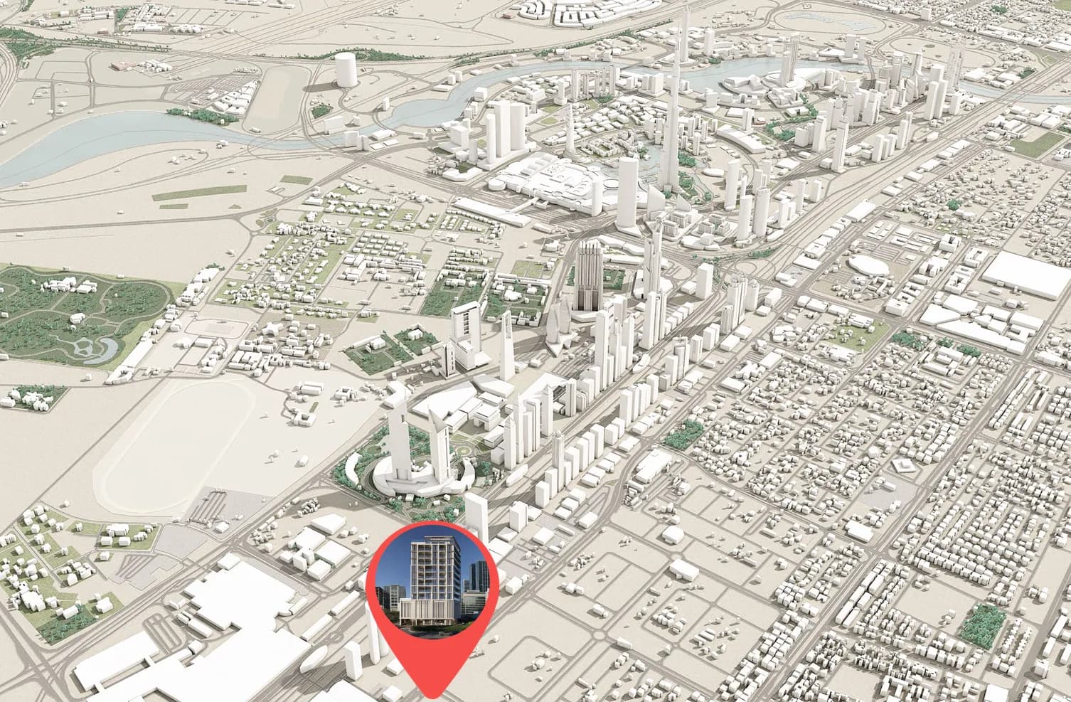 The Elysian masterplan, Al Satwa, Dubai