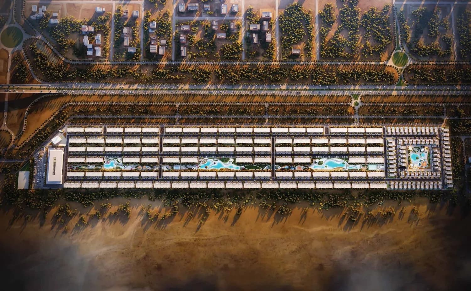 Sukoon by Sanzen masterplan, Al Aweer, Sharjah