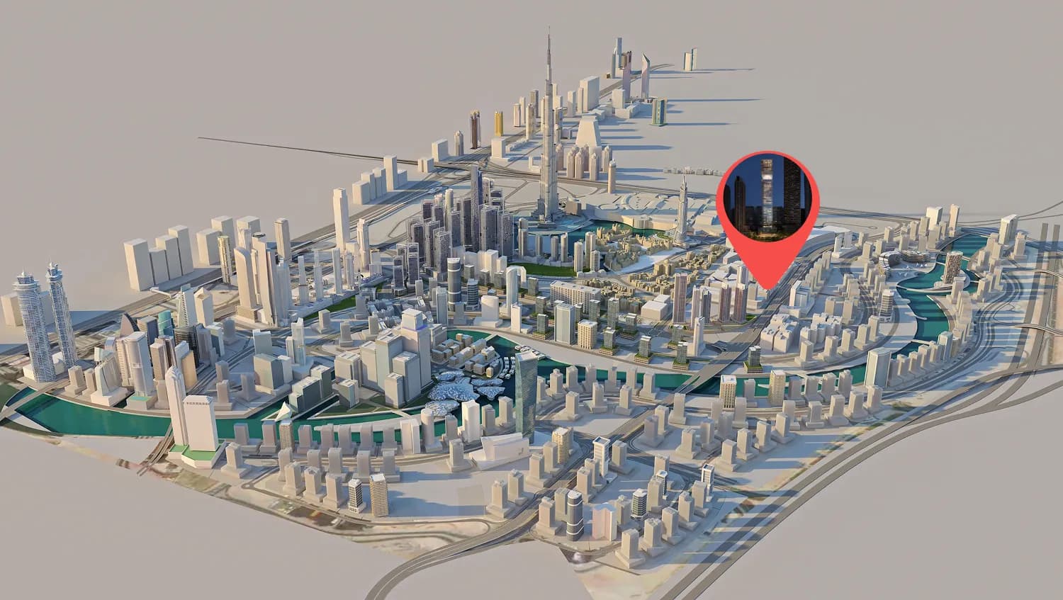 Inaura Hotels & Residences Downtown masterplan, Downtown Dubai, Dubai