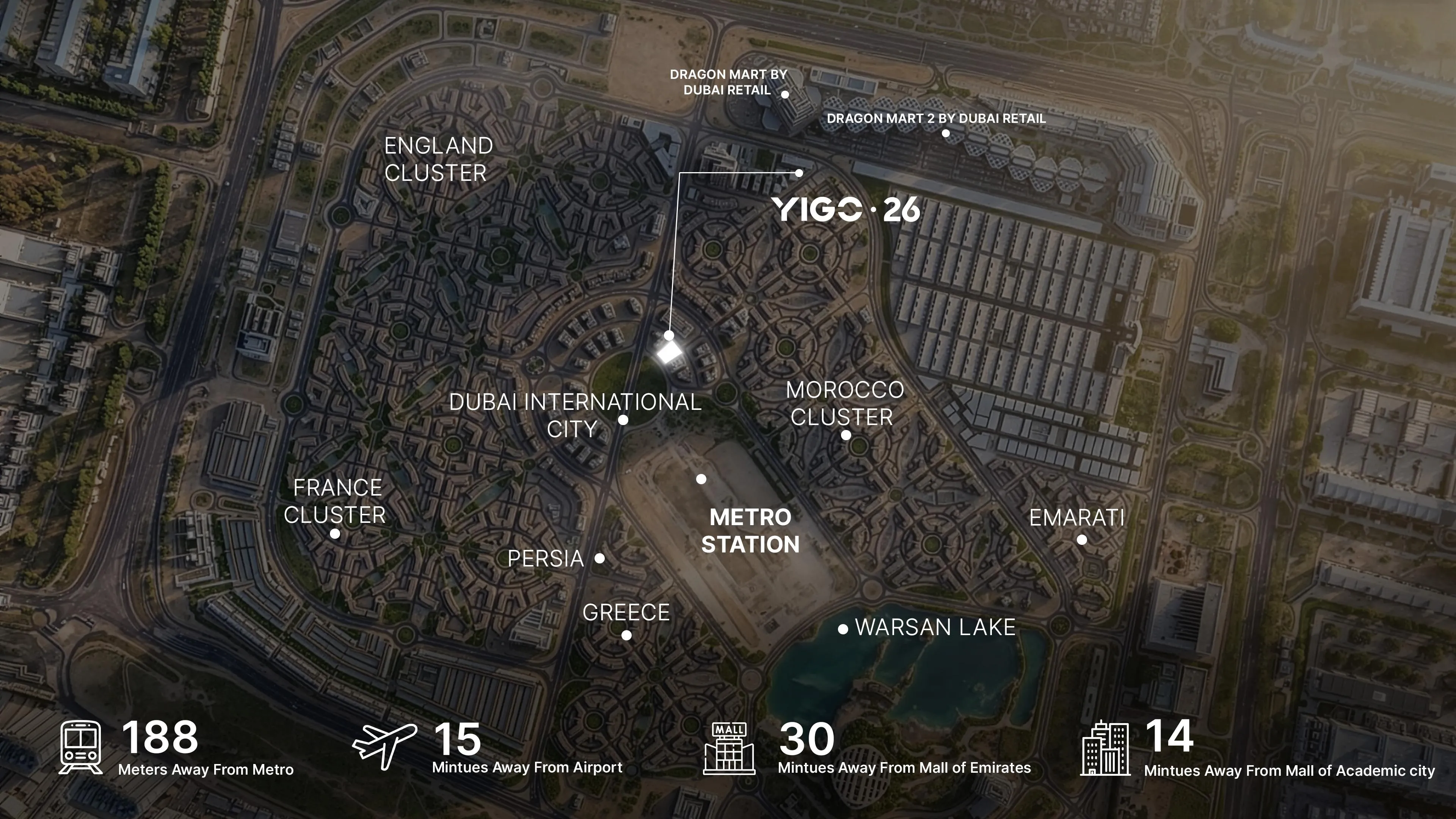 Yigo 26 masterplan, Dubai International City, Dubai