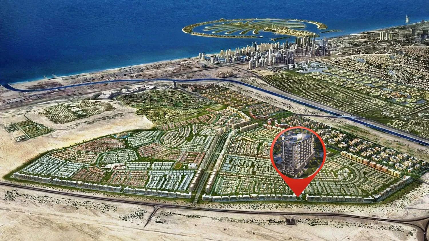 Almaara Residences masterplan, Al Furjan, Dubai