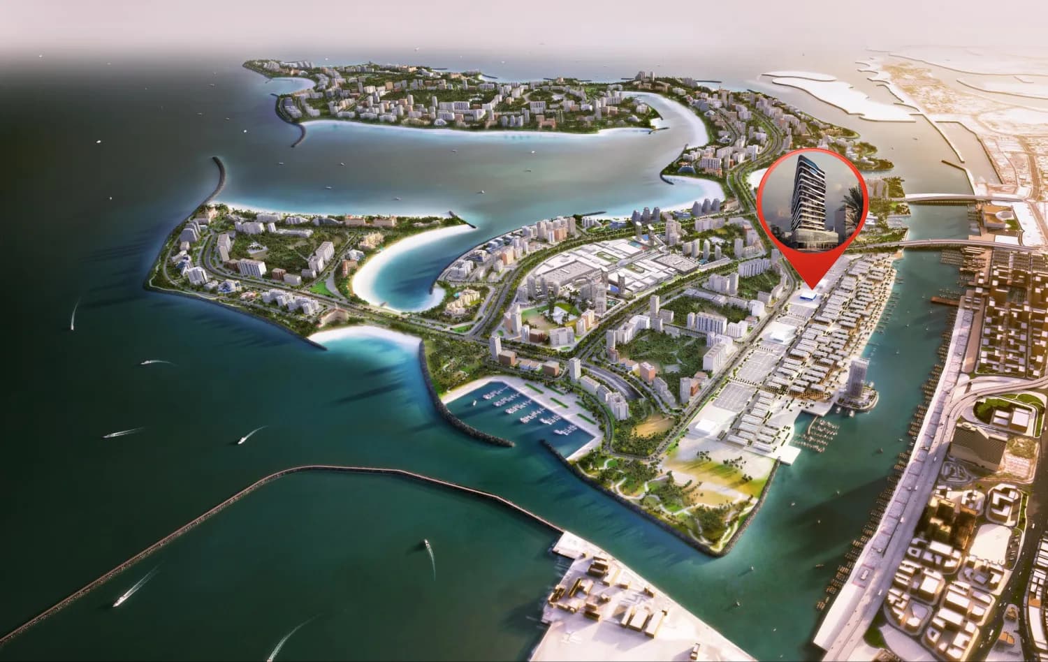 Bayview Boulevard masterplan, Dubai Islands, Dubai