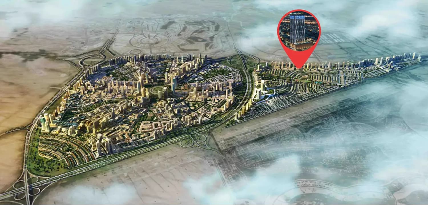 Binghatti Luxuria masterplan, JVT (Jumeirah Village Triangle), Dubai