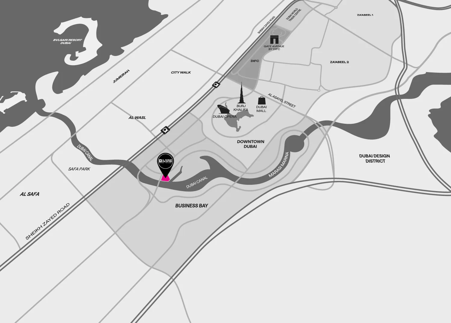 Wedyan – The Canal masterplan, Business Bay, Dubai