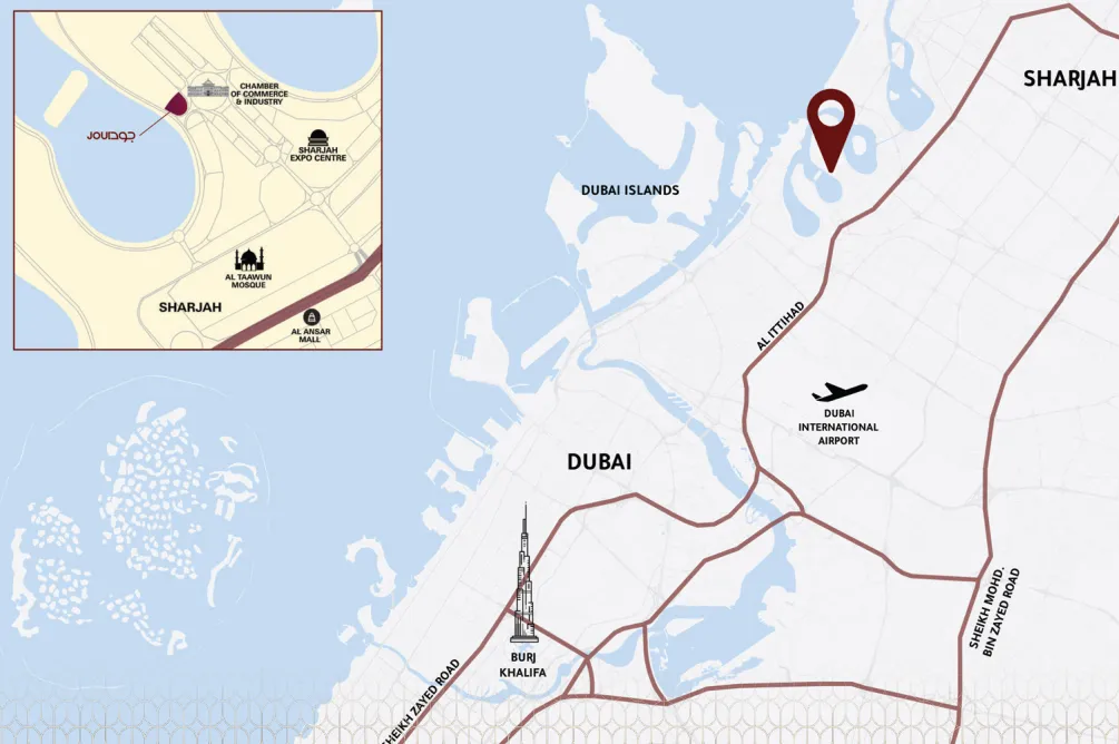 Joud Tower masterplan, Al Mamzar-1, Sharjah
