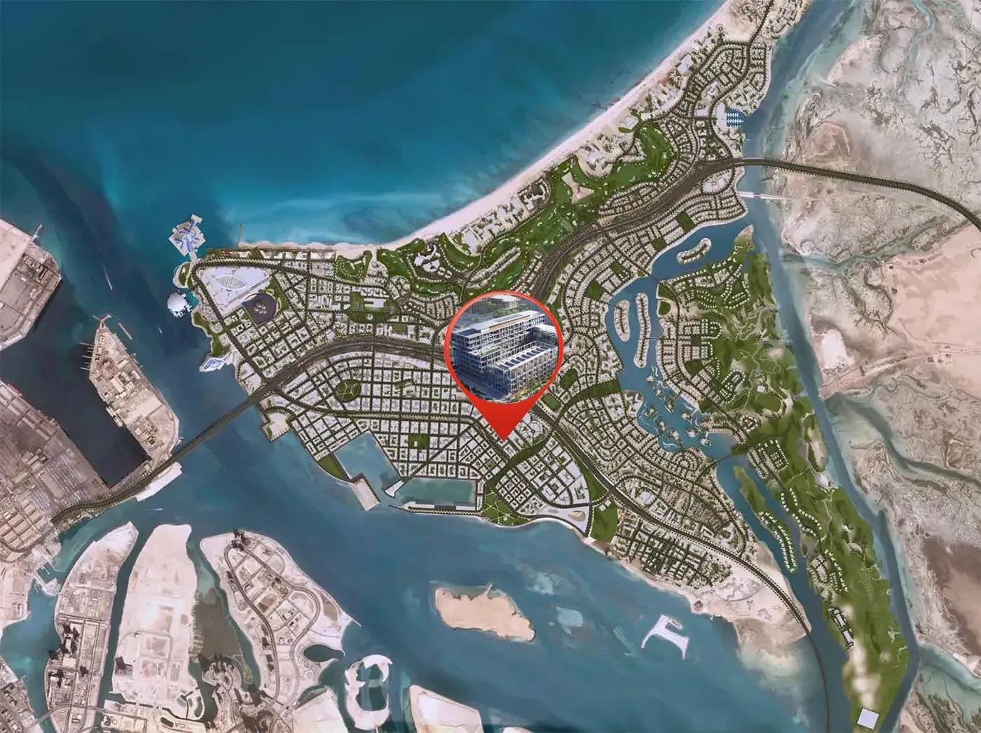 Sensi masterplan, Abu Dhabi, Abu Dhabi