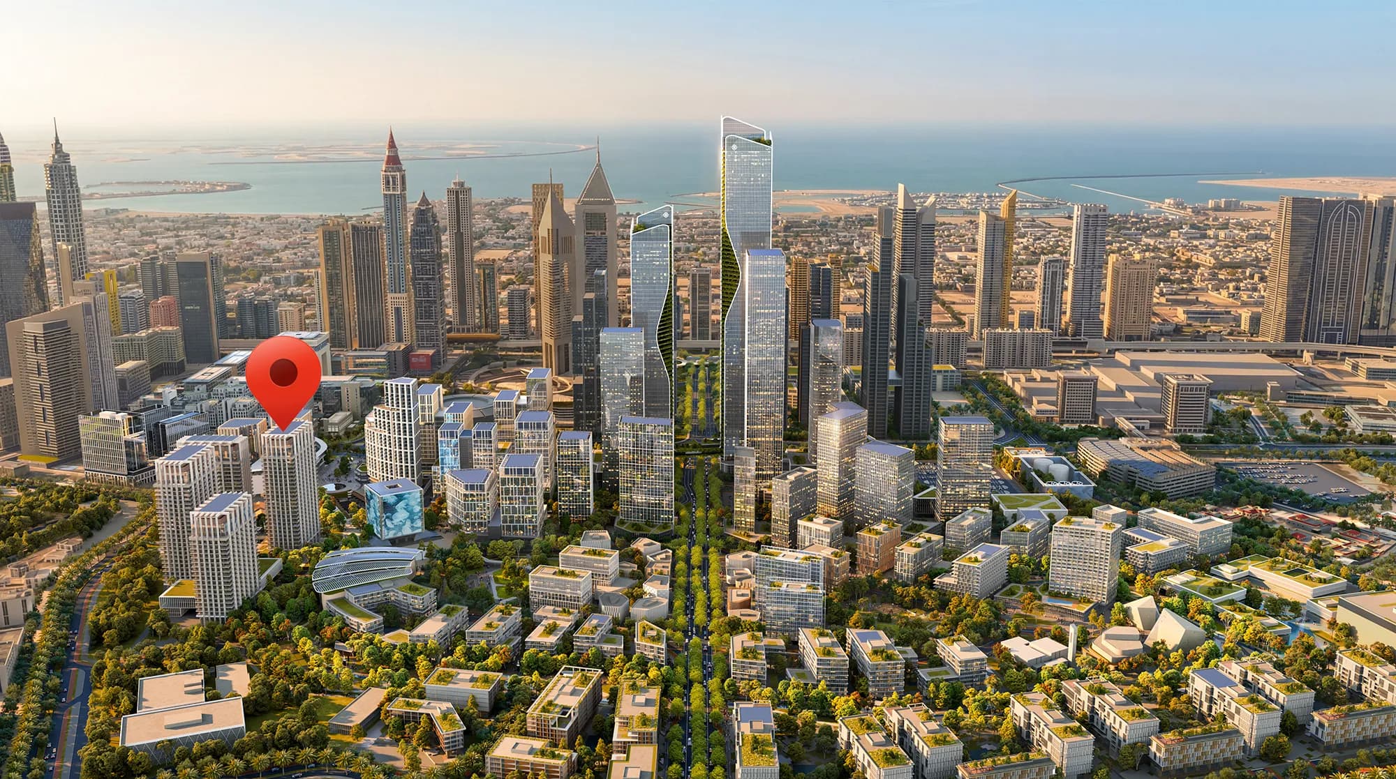 The Residences DIFC Zabeel District masterplan, Zabeel 1&2, Dubai