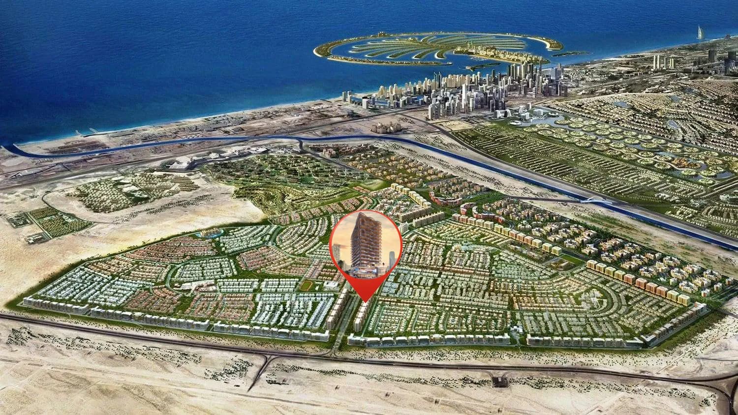 Orvessa Residences masterplan, Al Furjan, Dubai