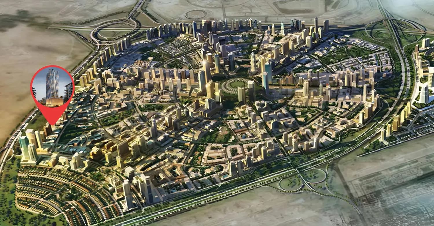 Binghatti Etherea masterplan, JVC (Jumeirah Village Circle), Dubai