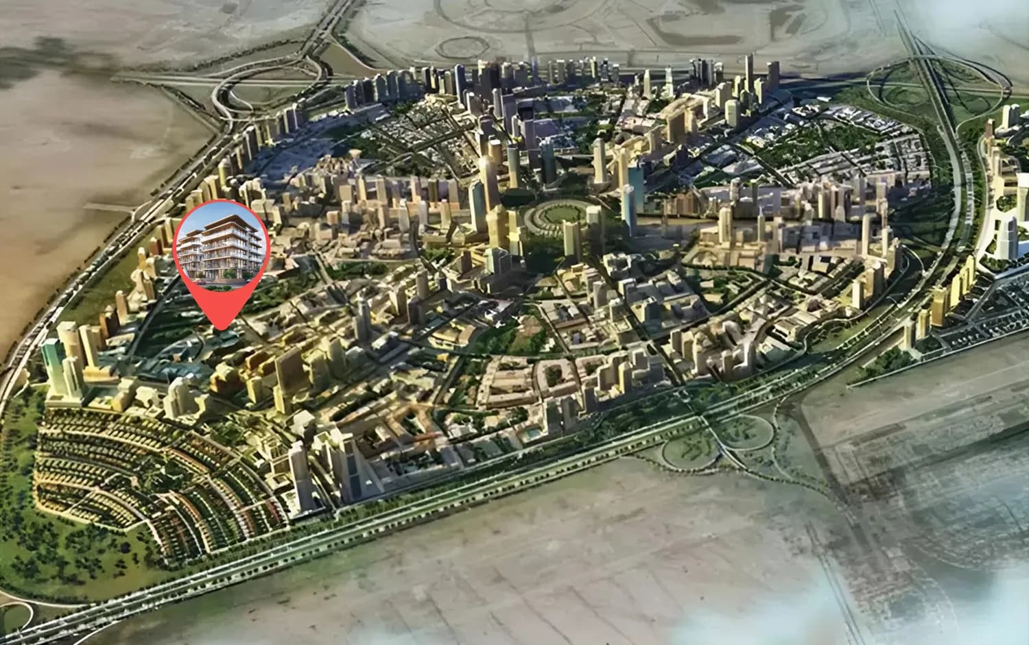 Veda by AUM Development masterplan, JVC (Jumeirah Village Circle), Dubai
