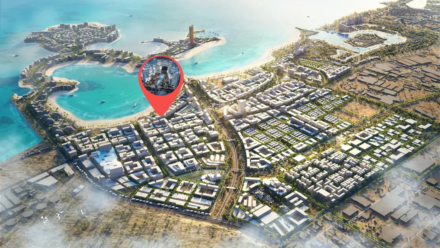 Ice Beach masterplan, Al Hamra Industrial Area, Ras al-Khaimah