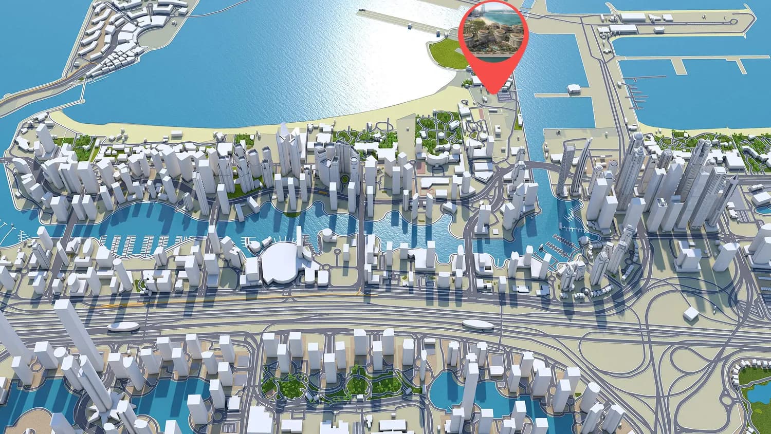 The Residences at The Dubai Beach EDITION masterplan, Jumeirah Beach Residence (JBR), Dubai