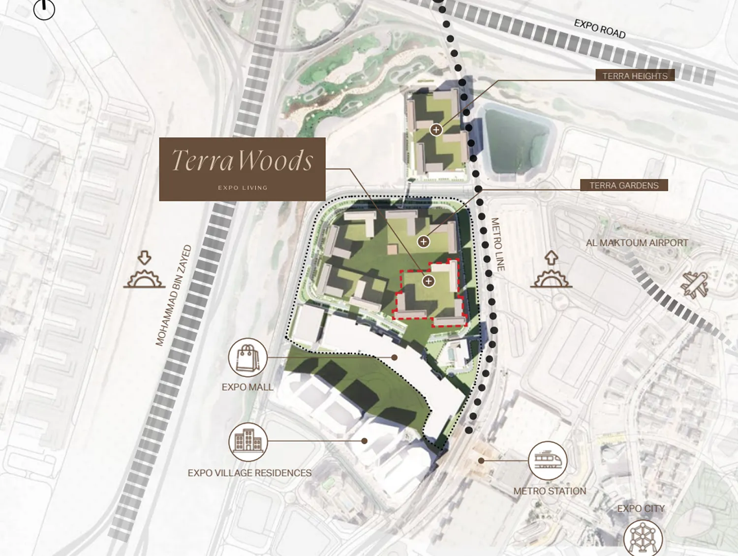 Terra Woods masterplan, Dubai Expo City, Dubai