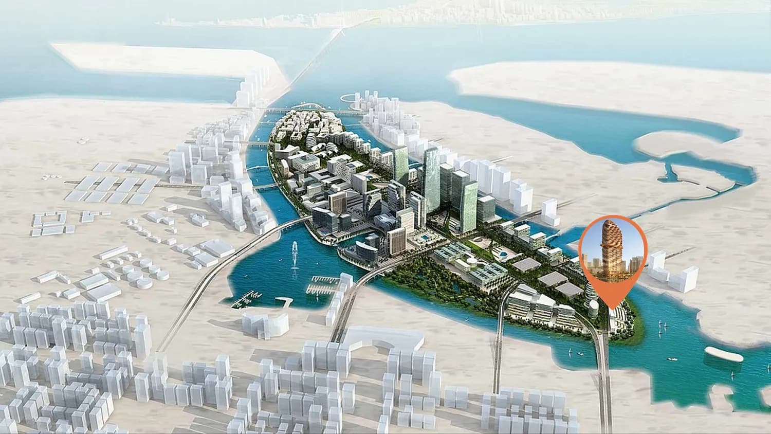 Jumeirah Residences at Al Maryah Island masterplan, Abu Dhabi, Abu Dhabi