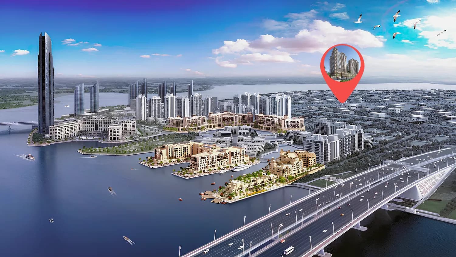 Jaddaf Beach Oasis masterplan, Al Jaddaf, Dubai