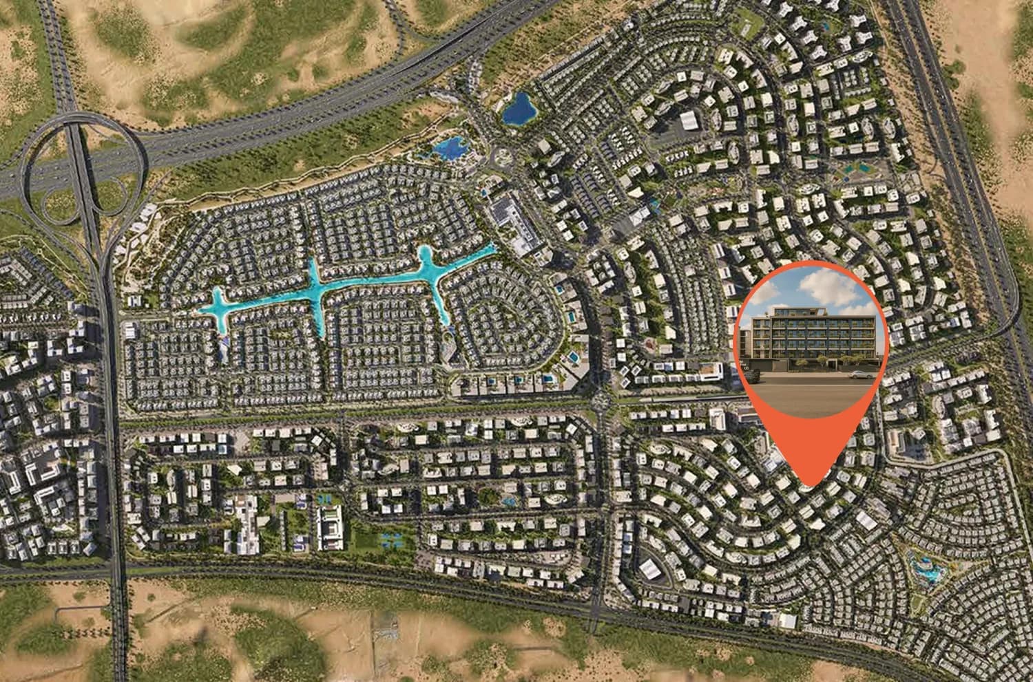 Greenfield Living masterplan, Dubai South, Dubai
