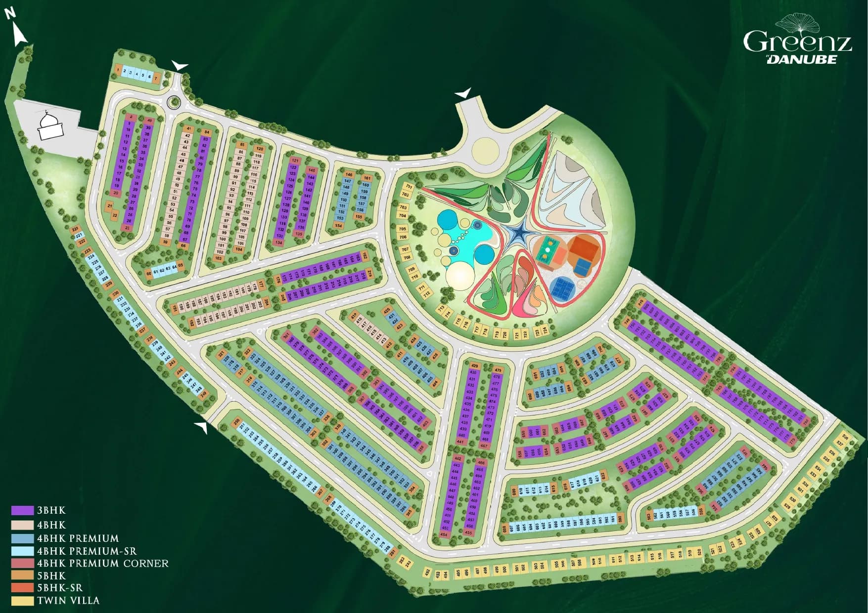 Greenz masterplan, Al Warsan, Dubai