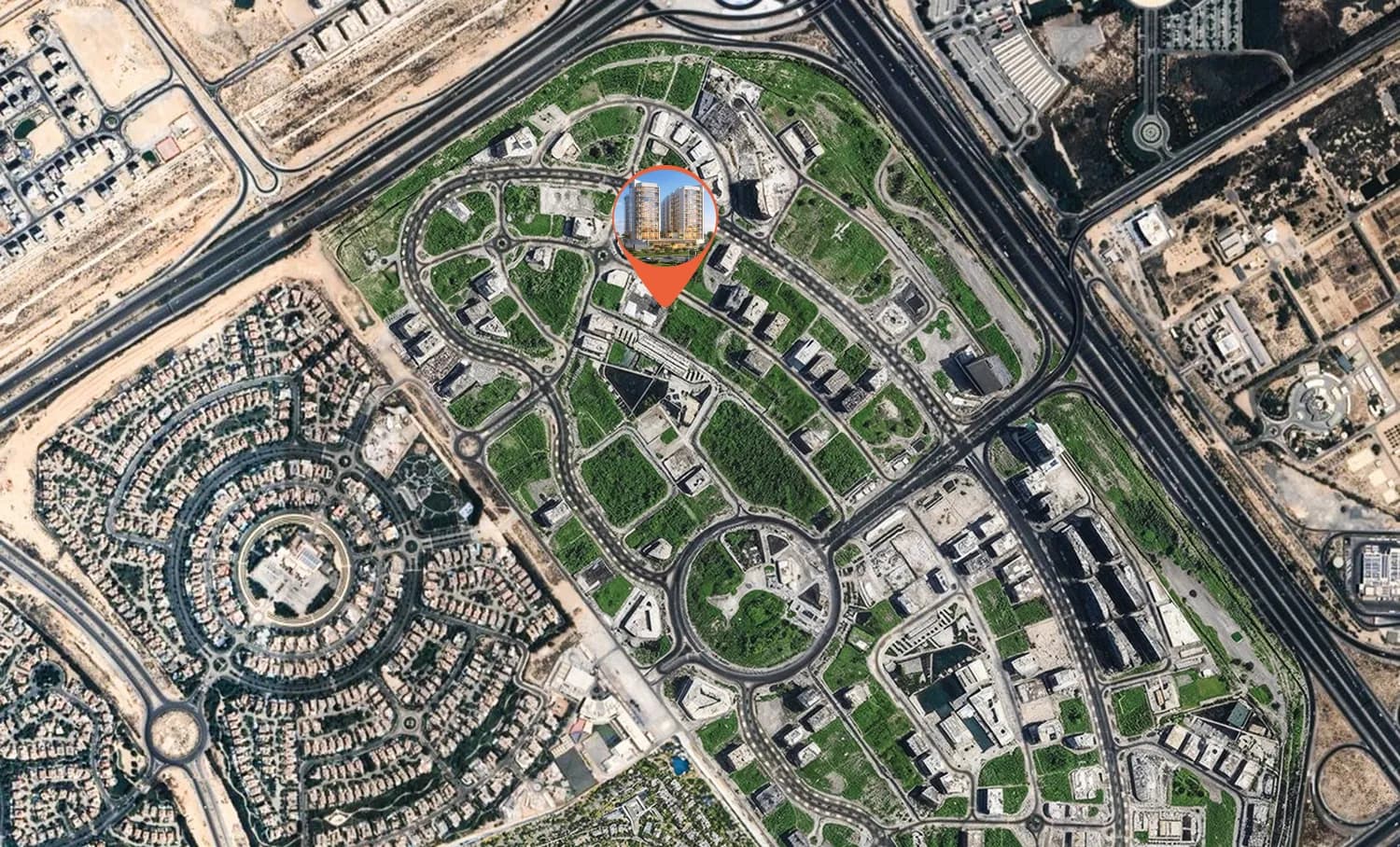Comfort by Roof masterplan, Dubai Land Residence Complex, Dubai