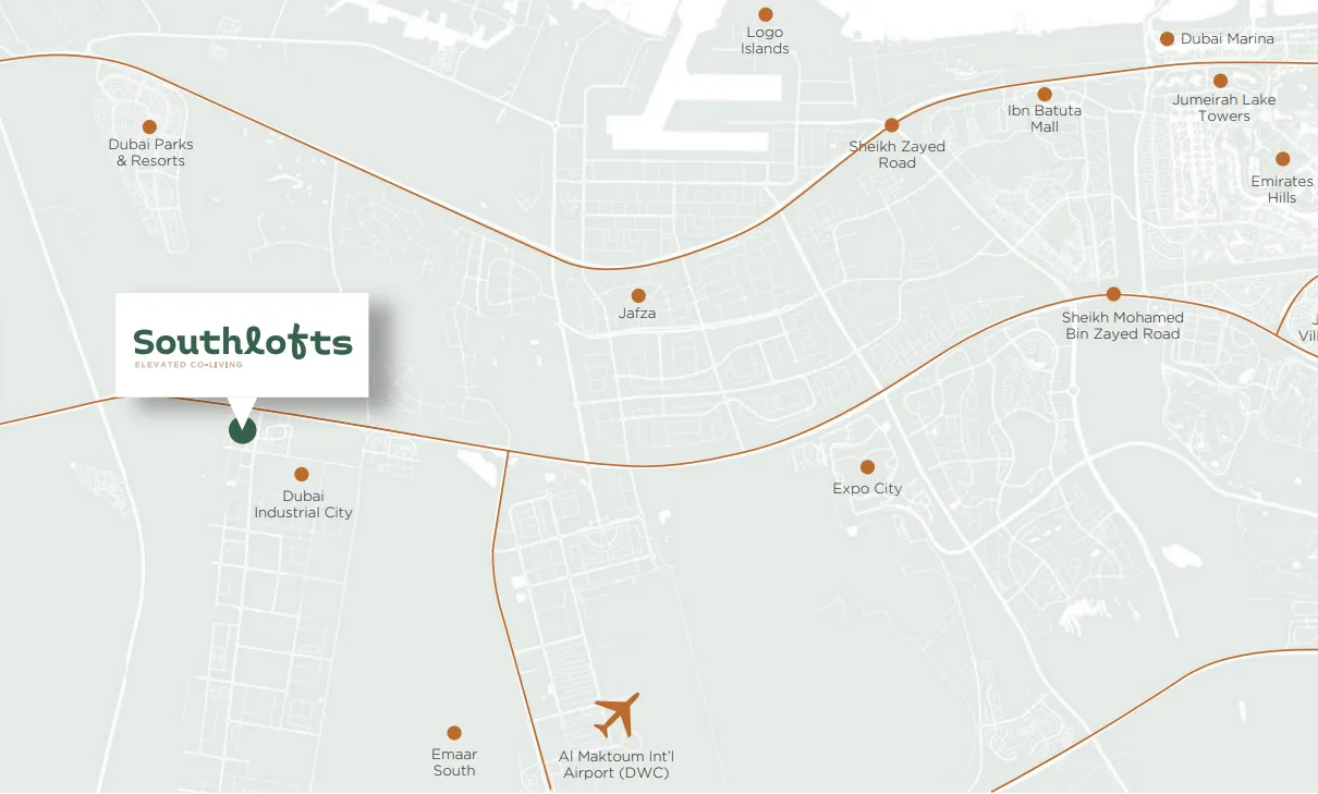 South Lofts masterplan, Dubai Industrial City, Dubai