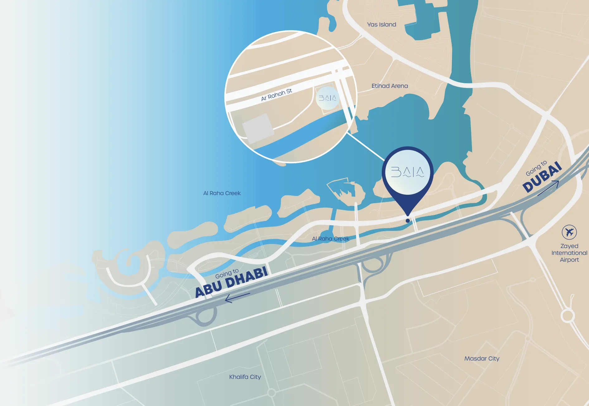 Baia masterplan, Abu Dhabi, Abu Dhabi