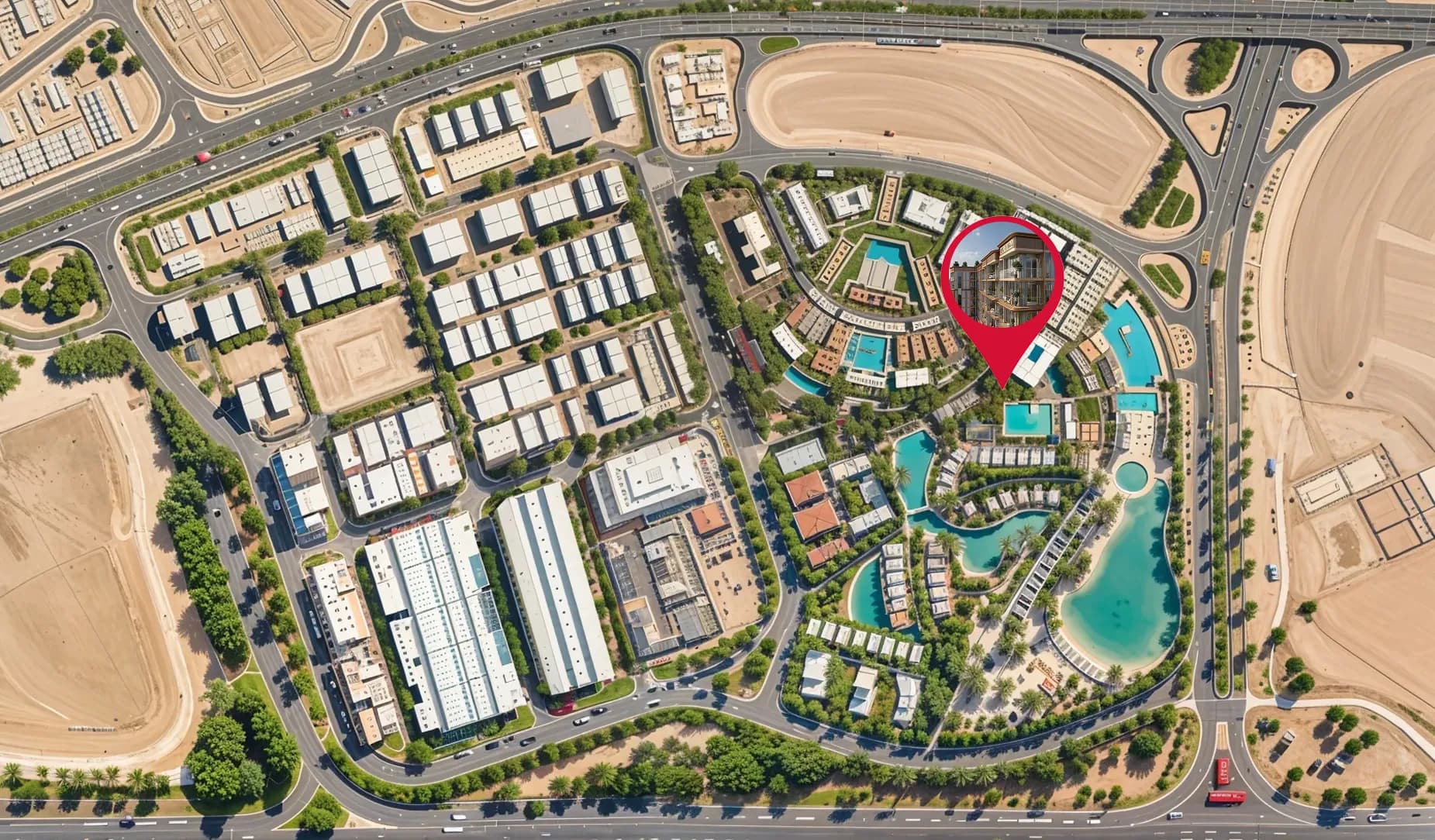 Eira Residence masterplan, Dubai Production City, Dubai