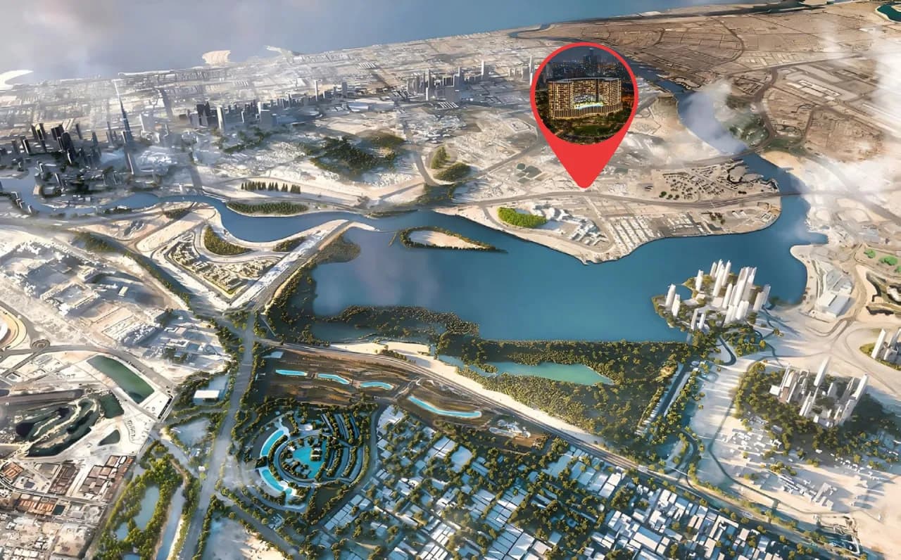 Binghatti Wraith masterplan, Al Jaddaf, Dubai