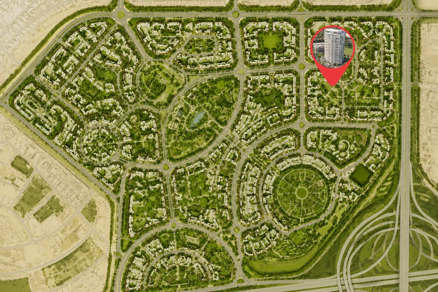 Arthouse Hills masterplan, Arjan, Dubai
