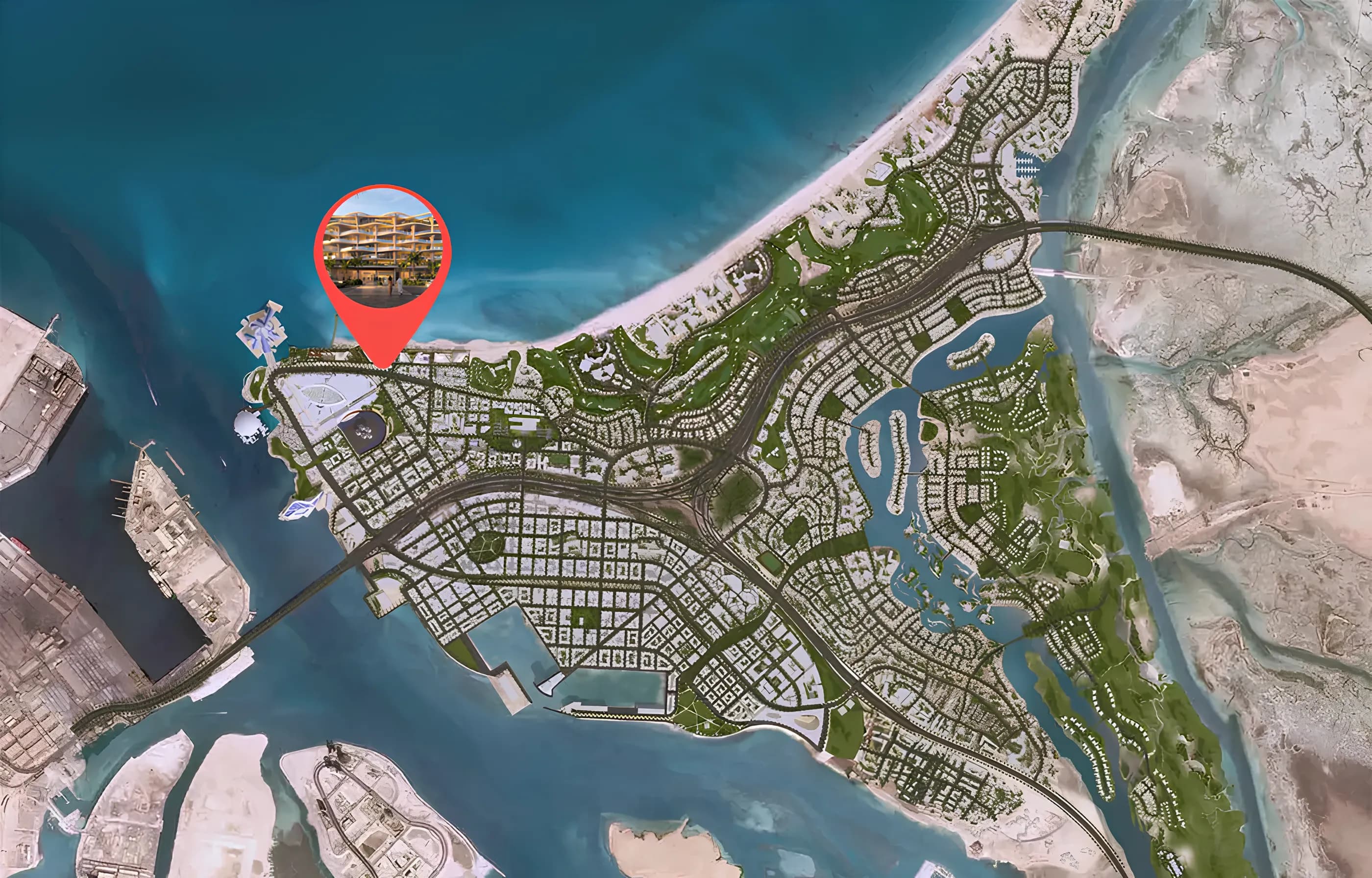 Mamsha Palm masterplan, Abu Dhabi, Abu Dhabi