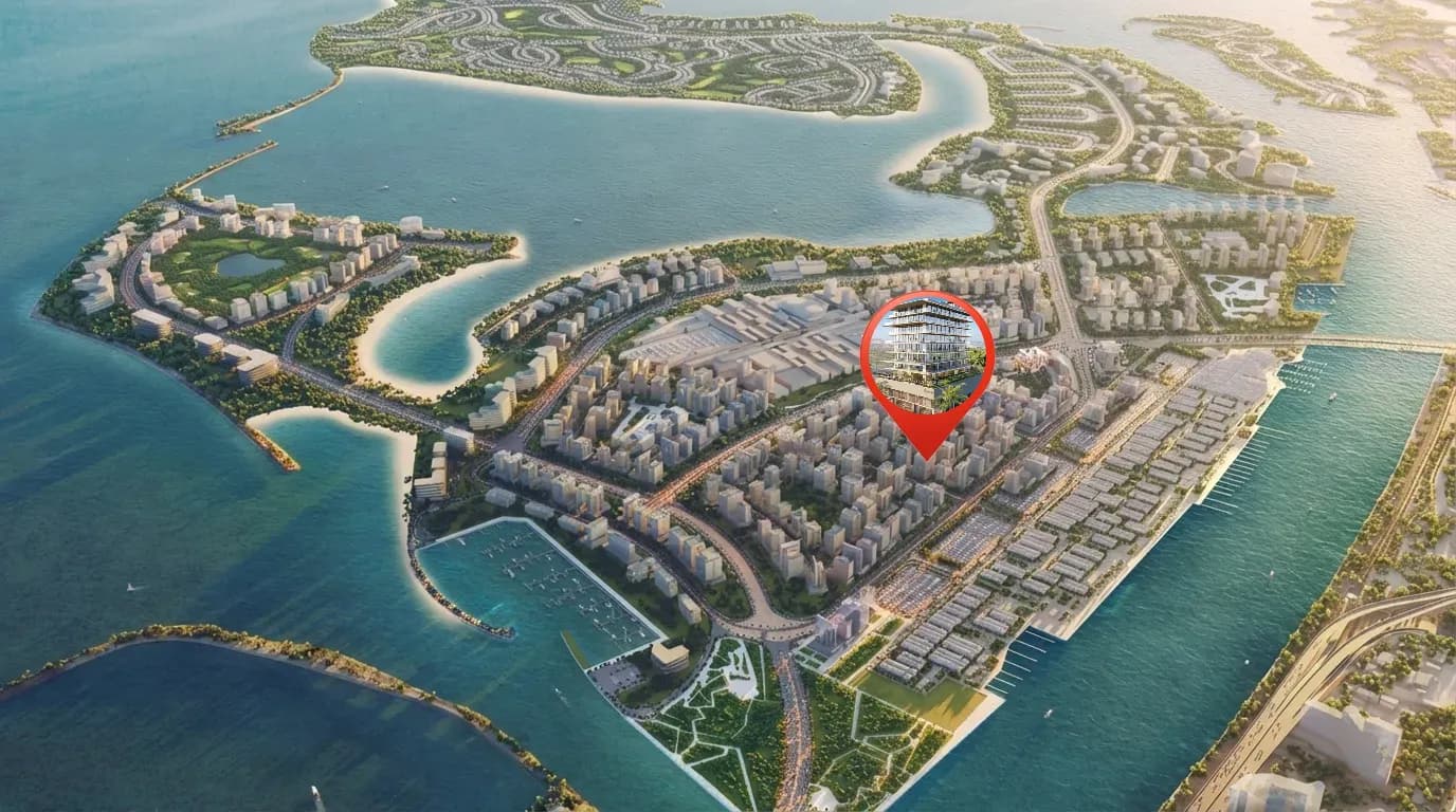 Oceara Park View Residences Phase 1 masterplan, Dubai Islands, Dubai