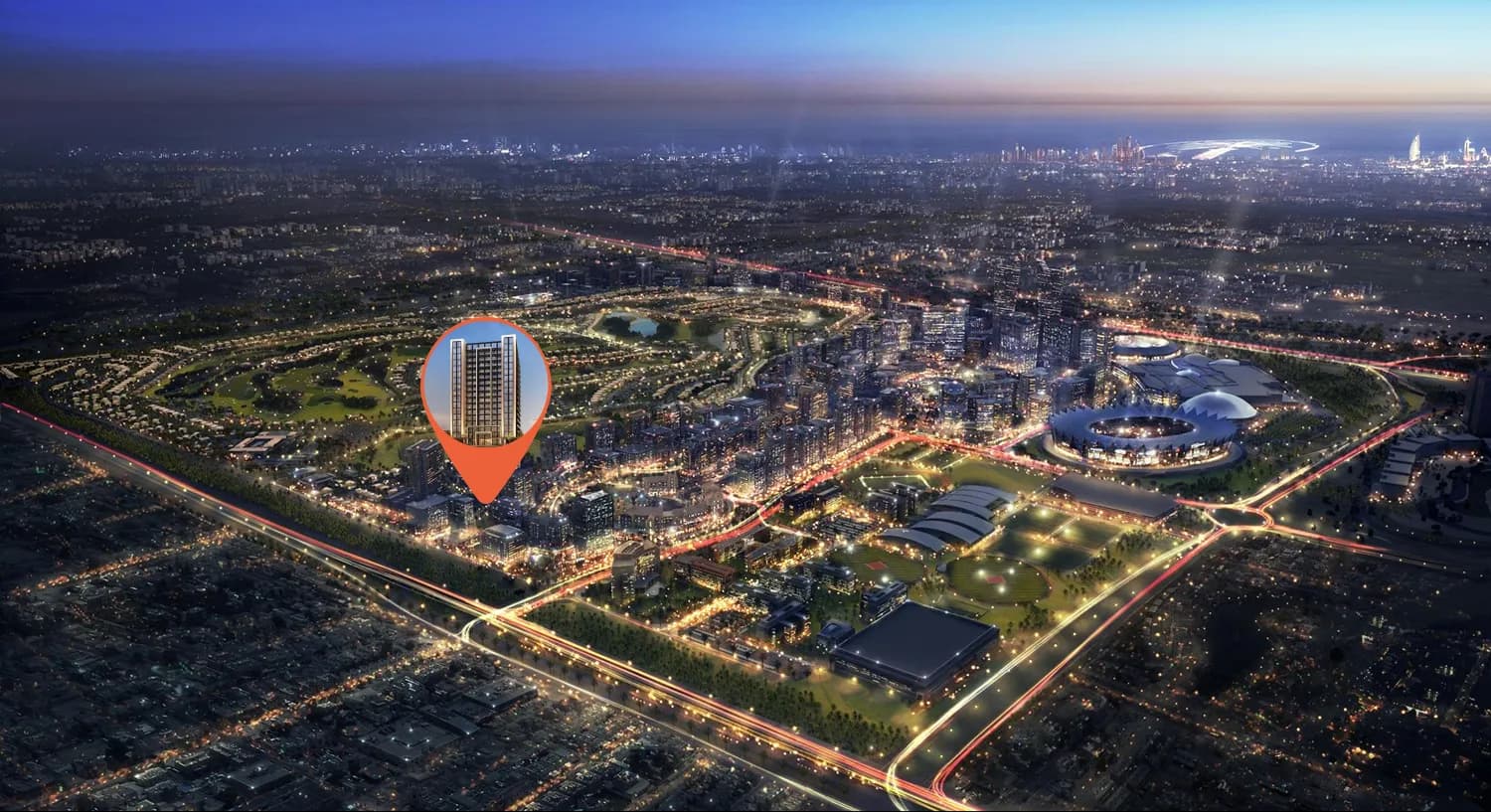 Urban - Park Residences masterplan, Dubai Sports City, Dubai