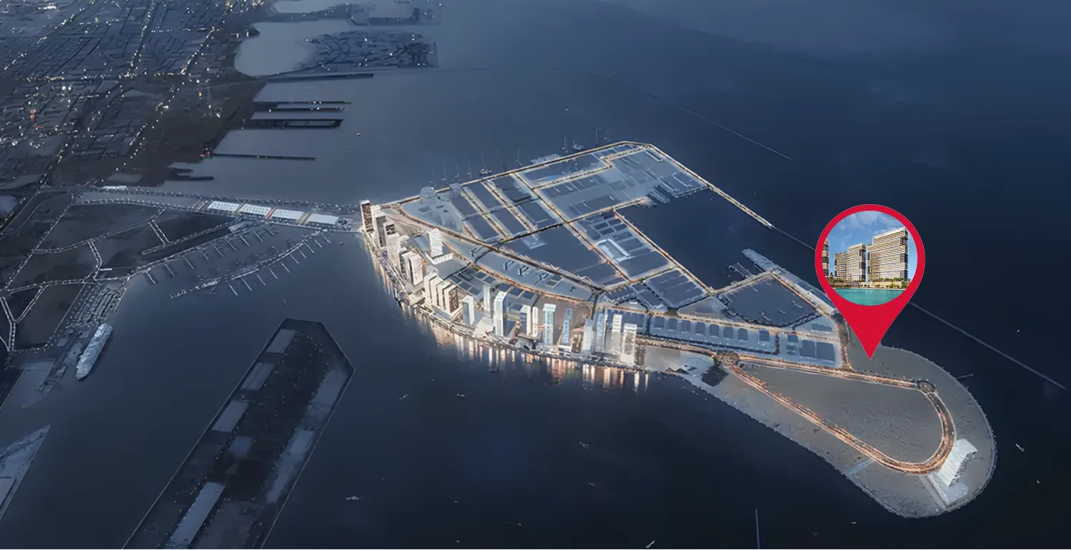 Chelsea Residences 1 Tower C masterplan, Maritime City, Dubai