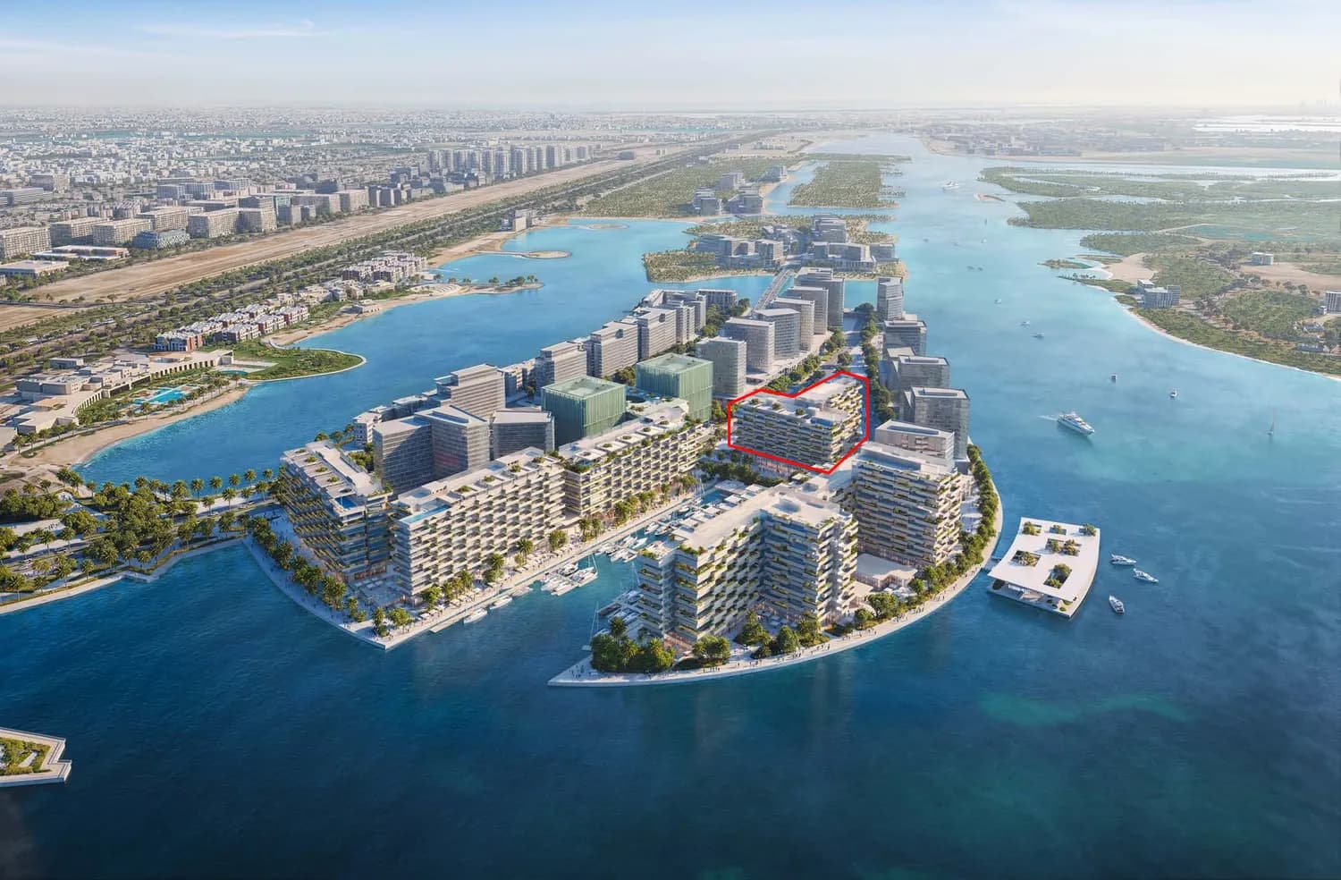 Luluat Marina at Luluat Al Raha masterplan, Abu Dhabi, Abu Dhabi