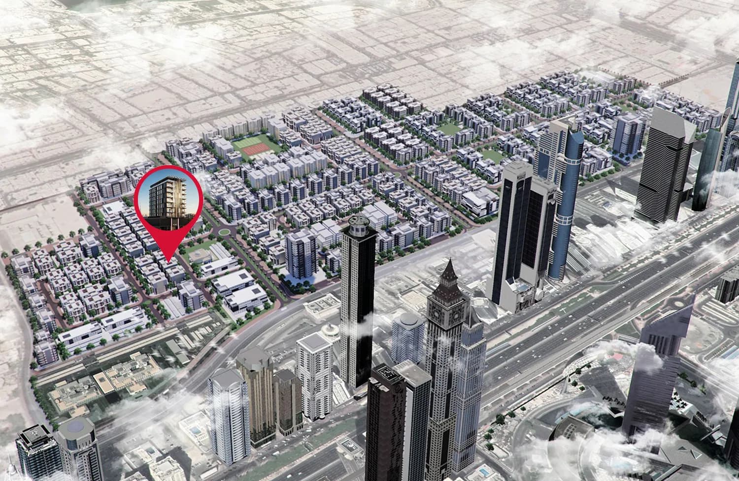 Fauchon Residences masterplan, Al Satwa, Dubai