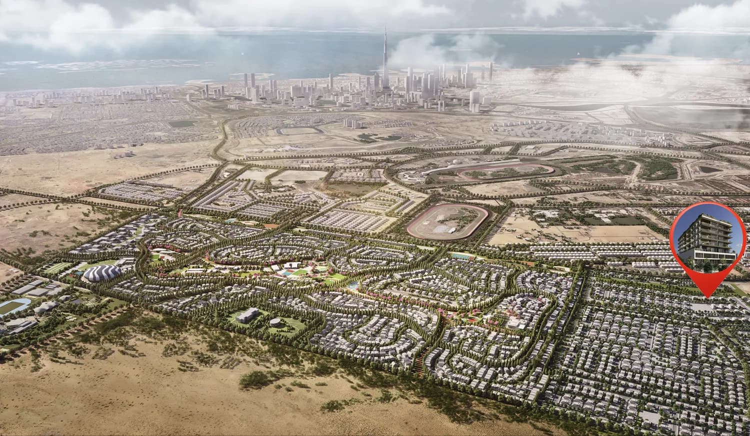 Solcasa Residence masterplan, Meydan (Nad Al Sheba  1), Dubai