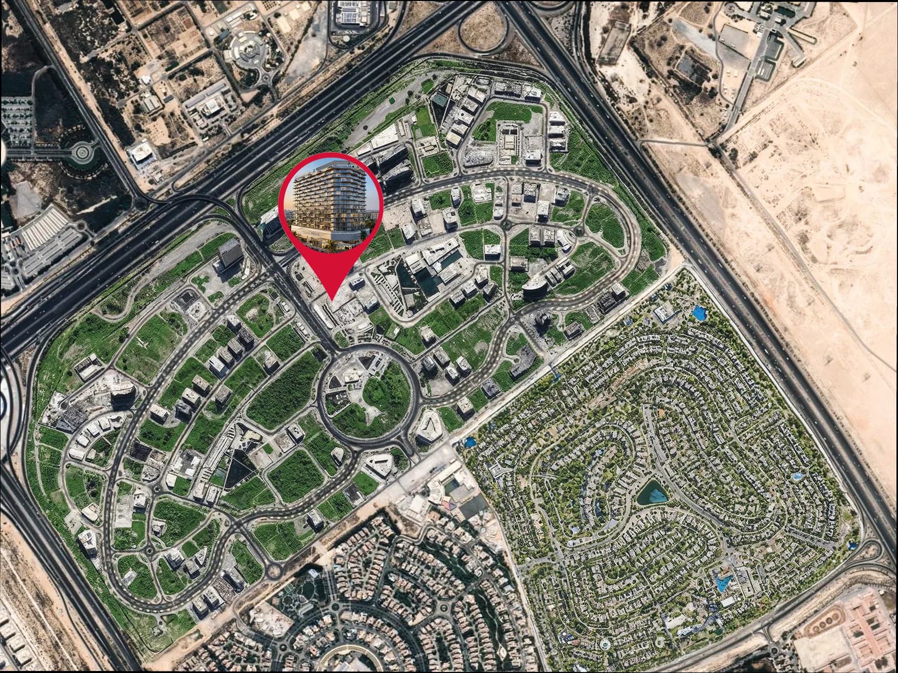 Treppan Vision masterplan, Dubai Land Residence Complex, Dubai
