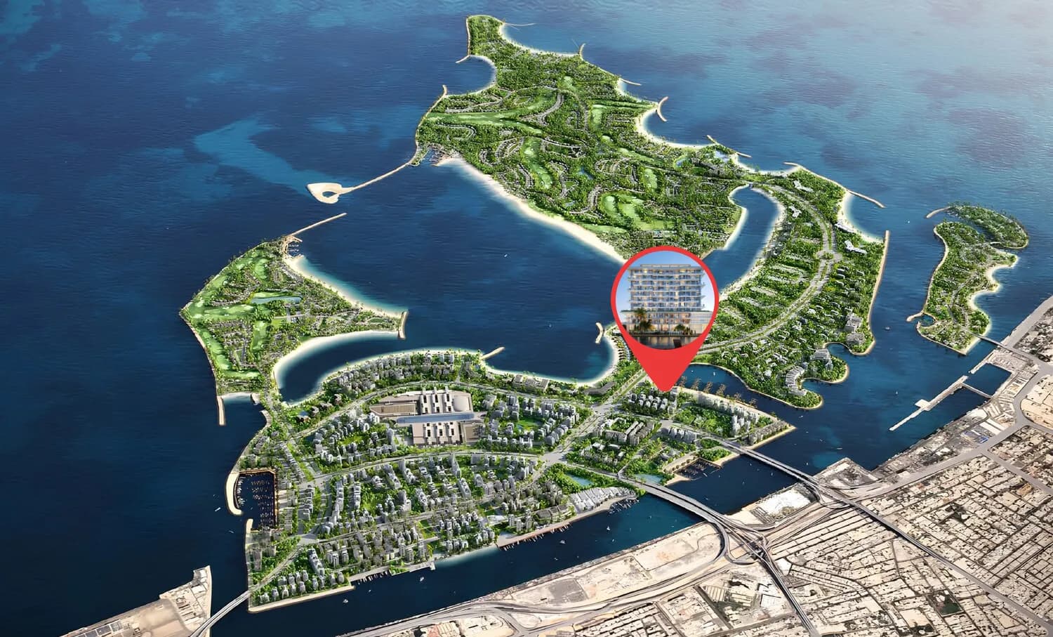 Ayamore Residence masterplan, Dubai Islands, Dubai