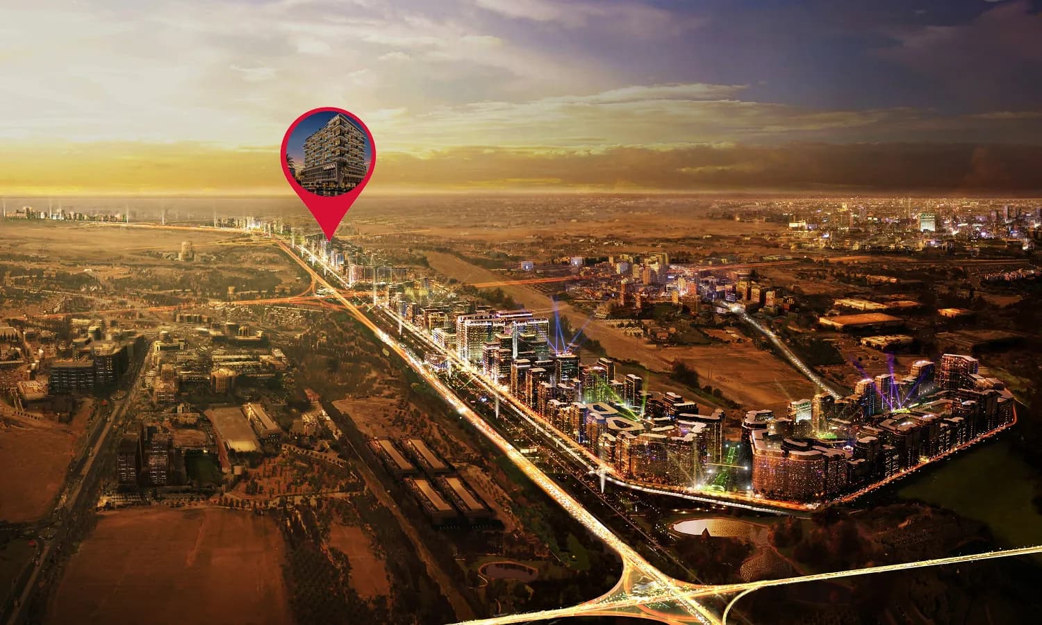 Samana Portside masterplan, Jebel Ali Freezone Extension, Dubai