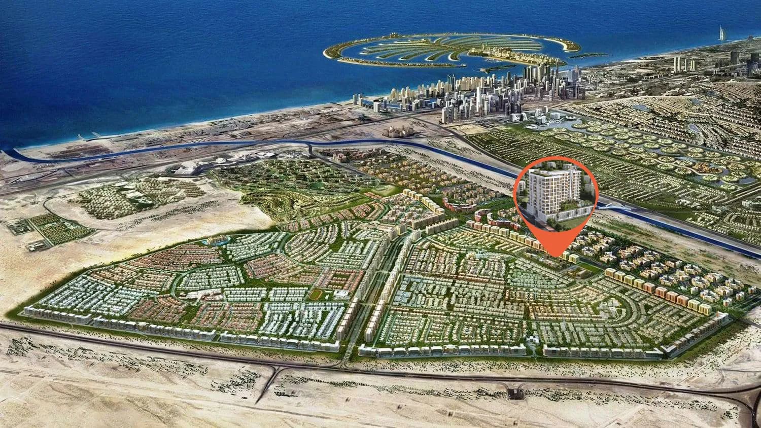 Sunbliss Residences masterplan, Al Furjan, Dubai