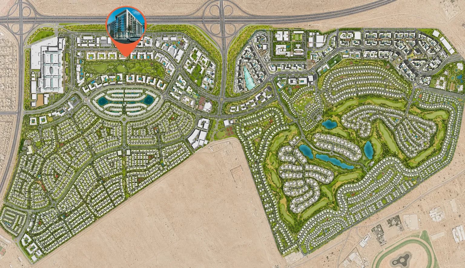 Acacia Park Heights masterplan, Dubai Hills, Dubai