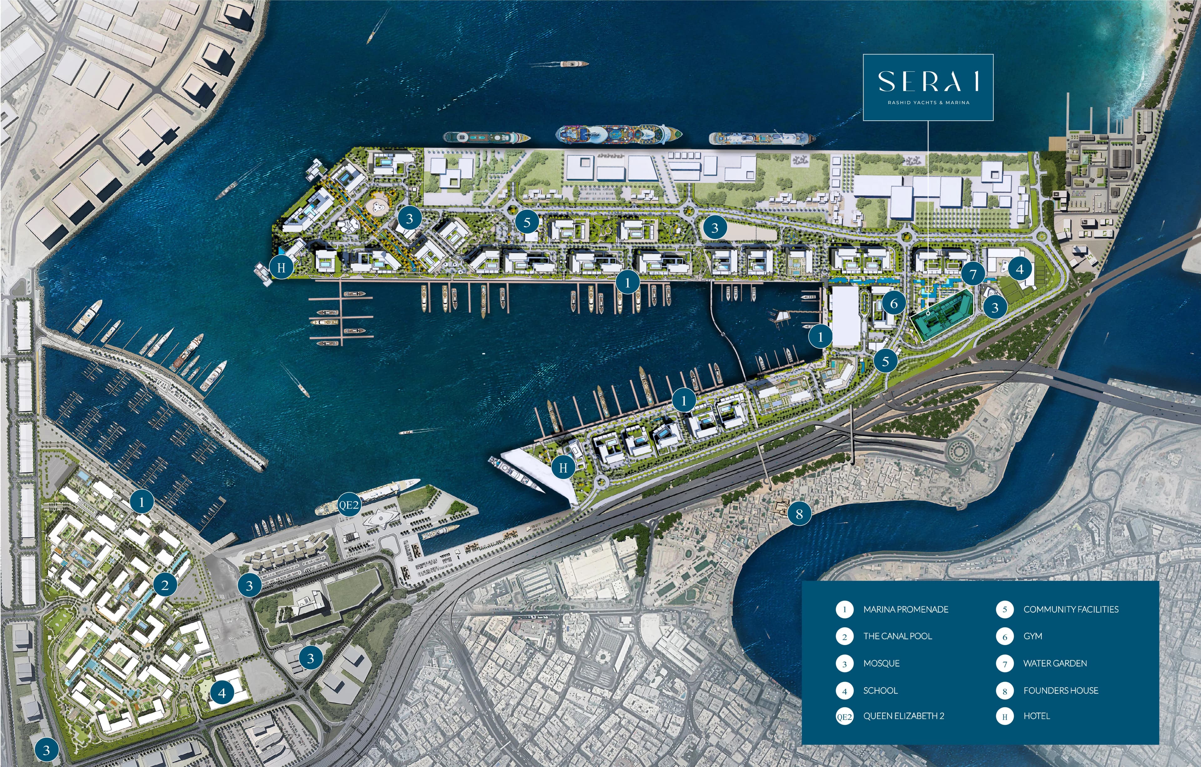 Sera 1 masterplan, Mina Rashid, Dubai