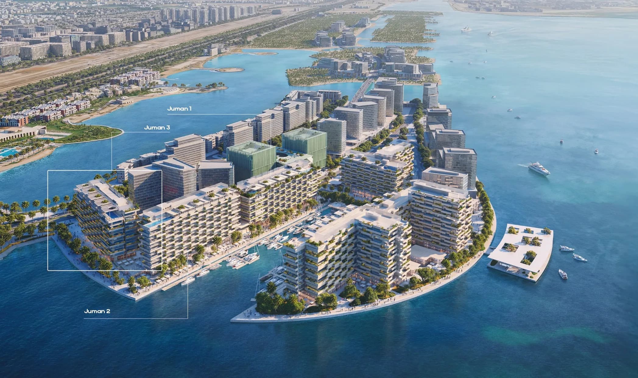 Juman 3 masterplan, Abu Dhabi, Abu Dhabi