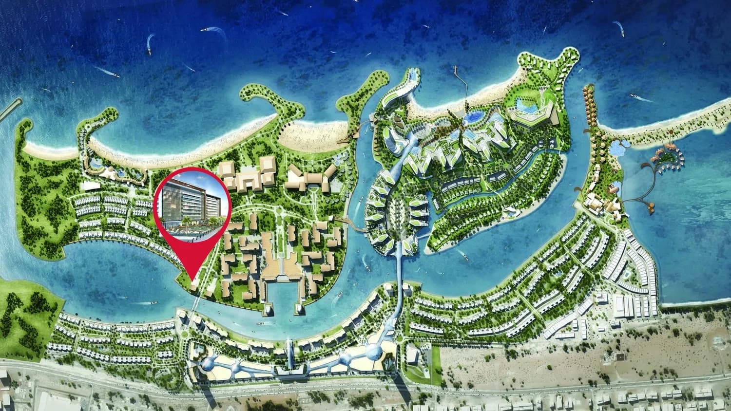 Gateway I Residences masterplan, Mina Al Arab, Ras Al Khaimah