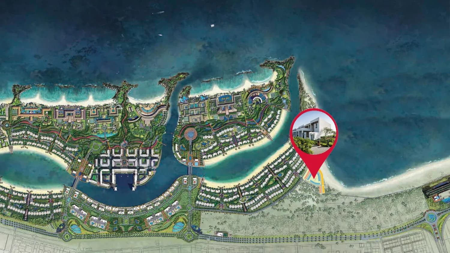 Flamingo Villas 1 masterplan, Mina Al Arab, Ras Al Khaimah
