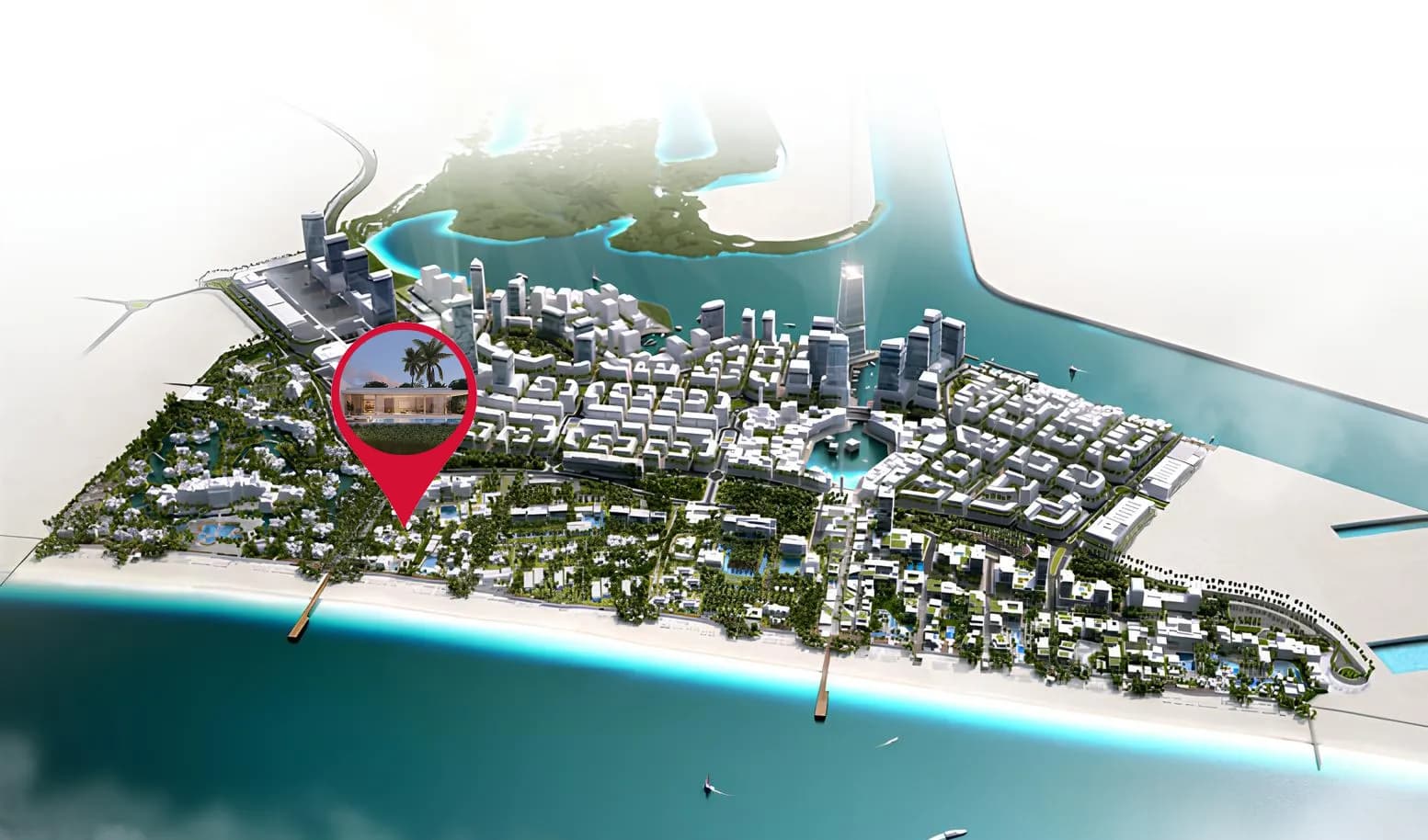 Al Zorah Beach Hills Villa's masterplan, Al Zorah City, Ajman
