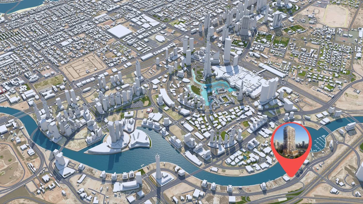 The Ritz-Carlton Residences masterplan, Business Bay, Dubai