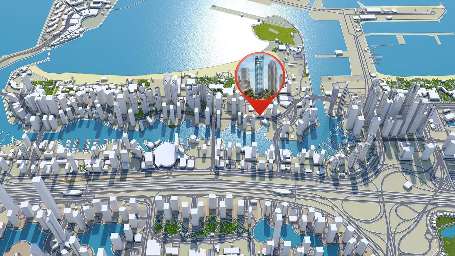 LIV Lux masterplan, Jumeirah Beach Residence (JBR), Dubai