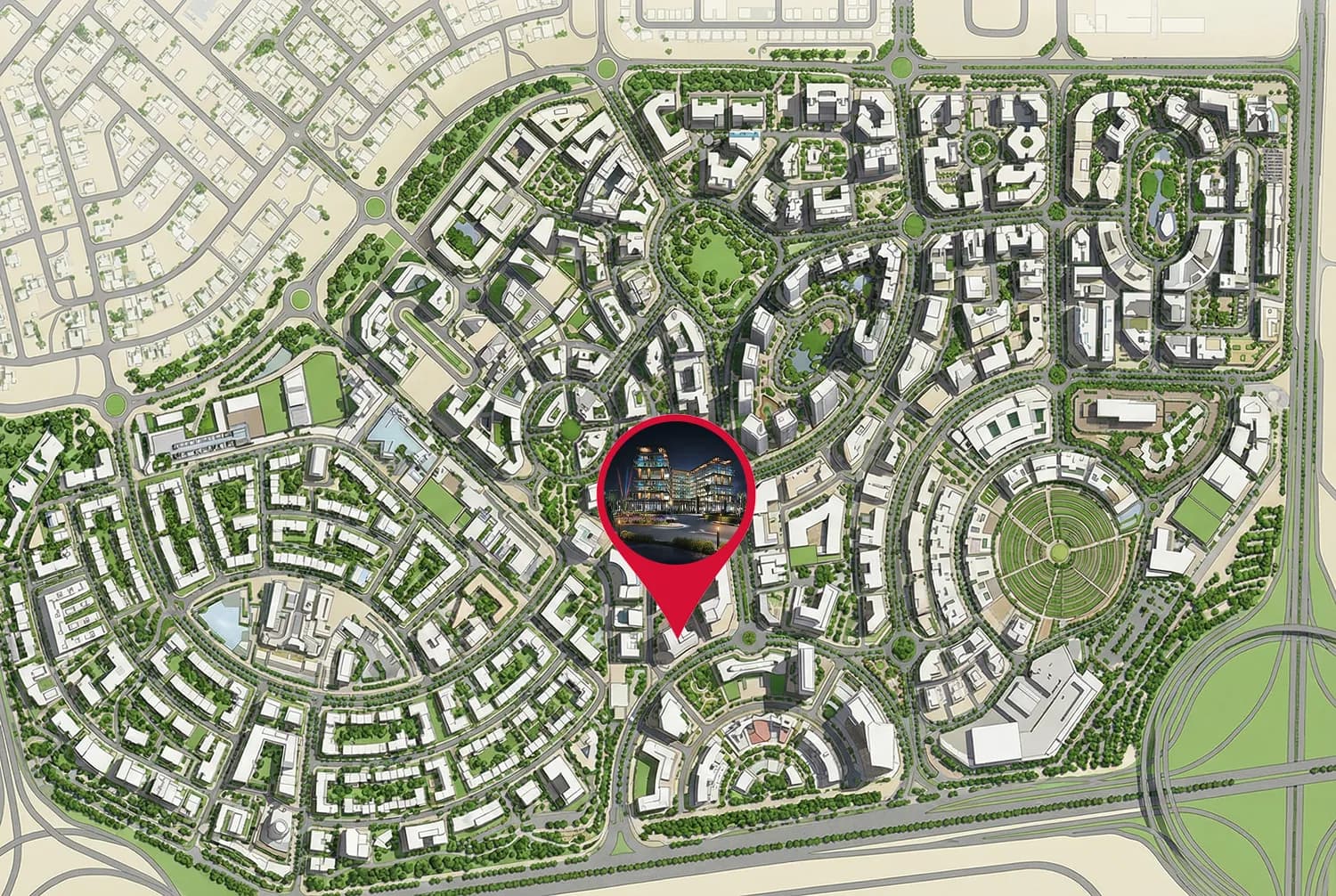 Empire Estates masterplan, Arjan, Dubai